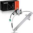 A-Premium Power Window Regulator with Motor Compatible with Nissan Juke 2011-2017 with 2 Pins Plug Front Driver Side