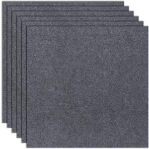 24" x 24" Carpet Tiles Peel and Stick, Non-Slip Squares Carpet Floor Tile, Easy DIY Install, Self Adhesive Carpet Squares for Kitchen Bedrooms Indoor Outdoor