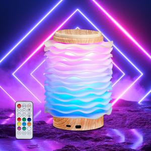2 x Night Light, Table Bedside Lamp for Kids, Dimmable Touch Lamp with 8 Brightness Levels and RGB Modes, Timer & Memory Function, Portable LED Night Light for Bedroom, Baby Nursery, Living Room, Outdoor