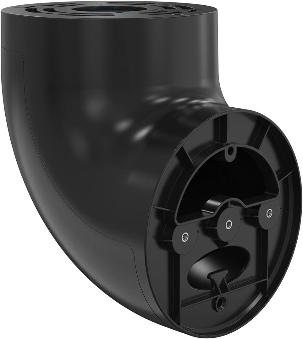 Holicfun Eave Mount for Ring Floodlight Cam Wired Plus/Pro, Ring Smart Lighting Floodlight Wired, Blink Wired Floodlight Camera, Wyze Floodlight Camera v2/Pro, and Roku Floodlight Camera - Black