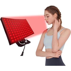 Red Light Therapy Multifunction Red Light Therapy for Body and Face Portable Red Light Therapy Curved Panel 360 degreerotation Conducive toskin Beauty Pain Relief, Improve Sleep The Efficacy of
