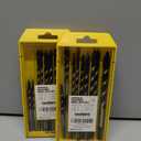 amoolo Masonry Drill Bits Set?11 Piece?,Premium Concrete Drill Bit Set for TILE, BRICK, CEMENT, CONCRETE, GLASS, PLASTIC, CINDERBLOCK, WOOD etc,Set of 2