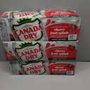 3 x Canada Dry Zero Sugar Cherry Ginger Ale Soda, 12 Oz Cans, 12 Count (EXP 10/29/26)