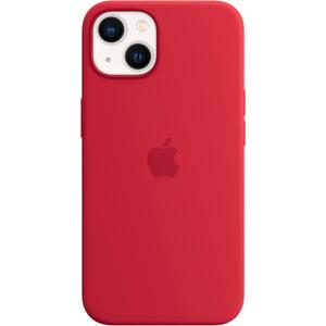 Apple iPhone 13 Silicone Case with MagSafe  (Product) RED