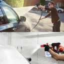 DUSICHIN Foam Cannon Short Pressure Washer Gun 1/4 Inch Quick Connector,Car Wash Foam Gun with 5 Pressure Washer Nozzle Tips 3/8'' Swivel Quick Connector,Additional Orifice Nozzle 1.04mm Car Washing