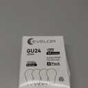 evelor GU24 LED Light Bulb,60 Watt Equivalent Daylight White 5000K,Non-Dimmable,Efficient 9W,800 Lumens Twist and Lock 2 Prong Light Bulbs,15000 Hours,Ideal for Kitchen,Living Room,Bedroom, 4-Packs