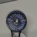 HandFan Upgraded Portable Handheld Misting Fan, Rechargeable Personal Mister Fan, Spray Water Mist Fans, Foldable Mini Cooling Hand Fans for Summer Beach Travel Concerts, Gifts for Women(Royal Blue)