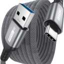 USB A to USB C Data Cable 10ft Long, USB 3.2 Gen 2 TypeA 10Gbps High Speed Data Transfer Cord 3A Charging USB-A to USB-C for PS5 Xbox Switch iPhone 17/16/15 Android Phones Camera Computer Laptop