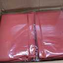 10 Pack Round Tablecloths - 120 Inch Red Polyester Cover for Round Tables, Stain and Wrinkle Resistant Washable Fabric Cloth for Wedding Banquet Parties