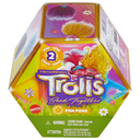 Mattel DreamWorks Trolls Band Together Rainbow Pom Poms Keychains with Surprise Mini Doll, Rainbow Series 1, Flip to Reveal, 3 Pack 