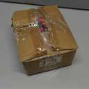 Aneco 6 Pack Christmas Door Ribbon and Bows, Large Christmas Velvet Cabinet Door Bows and Ribbons, Festive Velvet Bow with Hook-and-Loop Fastener for Cabinets Furniture Xmas Party Decor, Red and Green