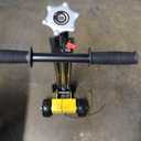 Omega 23227 Black 2-Stage Air/Hydraulic Axle Jack - 22/35 Ton Capacity
