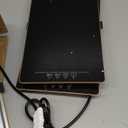 FEPPO Electric Warming Tray, 4-in-1 Food Warmers for Parties Buffet with 10 Temp Settings and Timer, 33"x15" Glass Surface Warming Mat for Food, Modular Buffet Hot Plates for Catering and Gatherings (Black&gold)