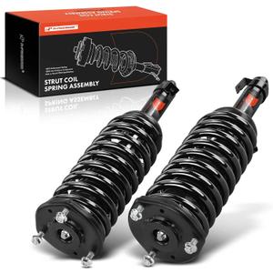 A-Premium Front Pair (2) Complete Strut & Coil Spring Assembly Compatible with Lexus LS460 2009-2017 V8 4.6L Driver and Passenger Side, AWD