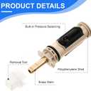 Qunclay 3 Pack Handle Faucets Tub Bathtub Shower Cartridge Replacement Tool Brass and Plastic Shower Part Compatible with Moen 1222 Replacement Cartridge Kit
