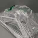 HOUSE DAY Quality Plastic Clothes Hangers 24 Pack  Super Heavy Duty 20lb Capacity Thick Strong Closet Hangers White for Adult Clothing  Durable for Coats, Jackets, Jeans, Pants