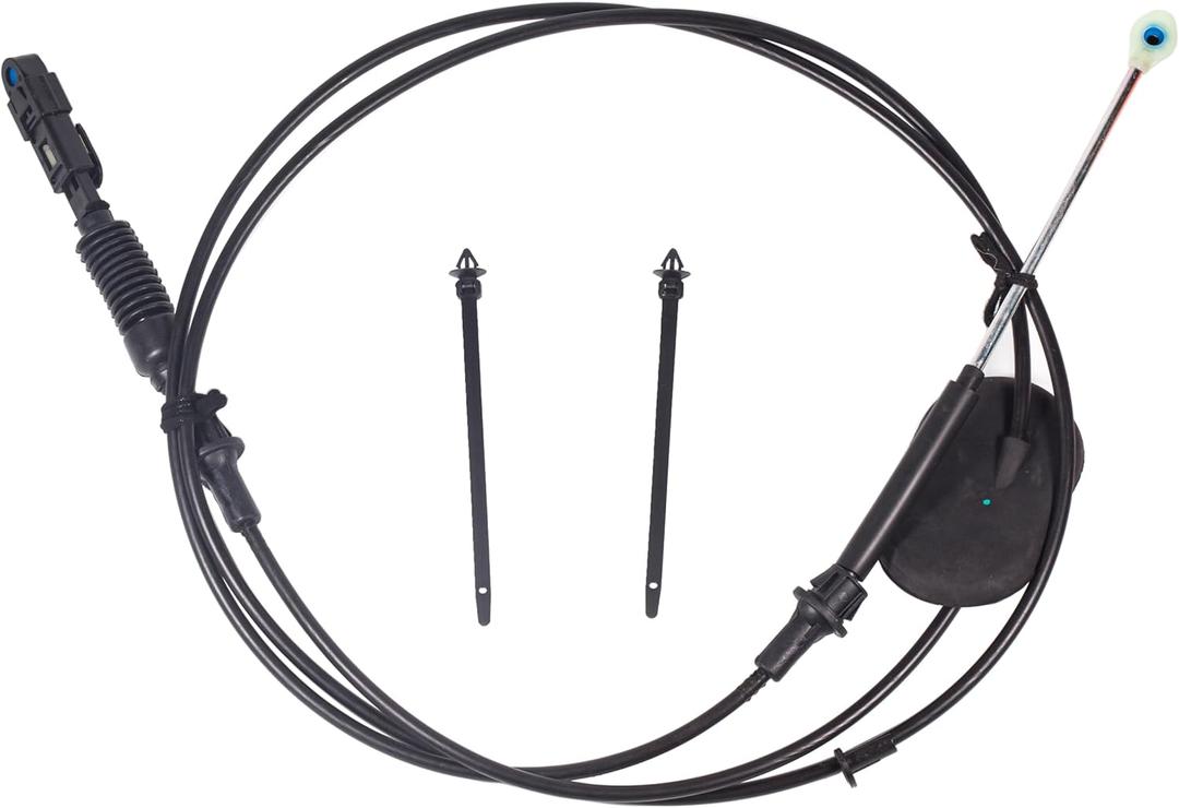 15037353 for Chevy C1500 C2500 C3500 Automatic Transmission Gear Shift Cable 4.3 5.0 5.7 6.5 7.4L Chevrolet Tahoe Gmc Yukon Pickup 1995 1996 1997 1998 1999 2000 replace 15022999 95 96 97 98 99