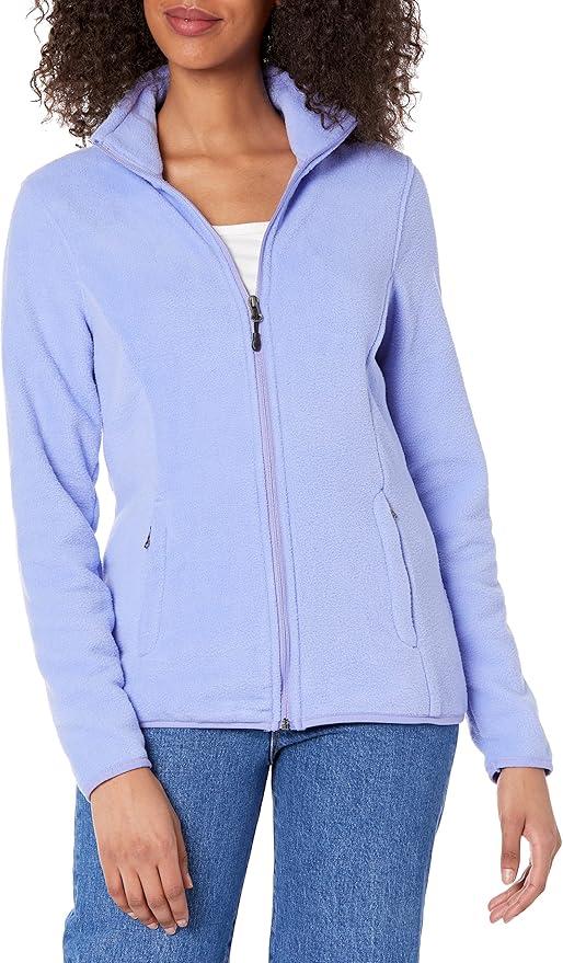 Amazon Essentials Women's Classic-Fit Full-Zip Polar Soft Fleece Jacket, Outerwear Coat with Cuffs Size 6X