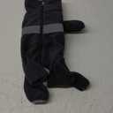 Polar Fleece Dog Pajamas Bodysuit - Warm Winter Jacket & Vest for Small Dogs, Medium Dogs - Four-Legged Clothes (Small, Dark Grey)