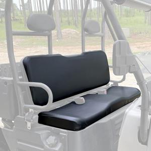 KUAFU UTV Seat Cover Set Compatible with 2002-2008 Polaris Ranger 425 500 570 700 800 900 & 2009 Polaris Ranger 700 Crew 6x6 4x4 4X2 Utility Black