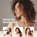 YFONG Large Hair Towel Wrap for Women, Super Absorbent Microfiber Hair Towel for Curly Hair, Fast Drying Hair Turbans with Elastic,Hair Drying Towel Wrap for Hair Care Anti Friz 26.3" X 40" (Brown)