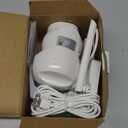 3MP Security Camera Outdoor, 2K HD Cameras for Home Security, Support 2.4GHz WiFi, 360 PTZ Auto Tracking, 2-Way Audio, Motion Detection and Siren, Cloud/SD Storage, Waterproof (1 Pack-3.3 ft USB-C Cable)