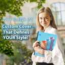 12‑Pack Telescoping 3 Ring Binder 1 Inch, Flexible Expandable Binder