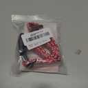 Elegant little tail Valentine's Dog Collar, Red Heart Dog Collars Female or Male Adjustable Cotton Pet Collar with Quick Release Buckle for Small Medium Large Dogs (Medium (Pack of 1))