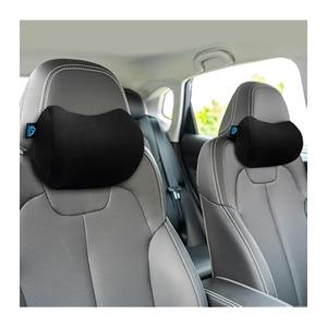2 Pack Car Neck Pillow, 100% Memory Foam Car Headrest Pillow for Neck Support, Breathable Removable Cover & Adjustable Strap, Ergonomic Design for Driving Comfort, Neck Pain Relief, Travel