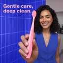 Max Extra-Soft Toothbrush for Adults Sensitive Gums  Gentle Bristles, Wide Angled Head for Back Teeth, Ergonomic Non-Slip Grip, BPA-Free Handle, Individually Wrapped, 4-Pack(Blush Pink)