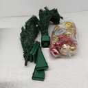 Remote Control-3 FT Artificial Mini Christmas Tree,Tabletop Small Christmas Tree with 50 Warm White & Multicolor Changing Lights Timer 8 Modes DIY Ball Ornaments,Home,Office,Indoor Holiday Decoration (Green)