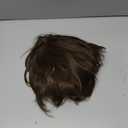 YYHR Mens Short Brown Wig Realistic Natural Male Side Part Wig Synthetic Heat Resistant Natural Halloween Cosplay Hair