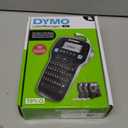 DYMO LabelManager 160 Portable Label Maker Bundle, Easy-to-Use, One-Touch Smart Keys, QWERTY Keyboard, Large Display, For Home & Office Organization, Includes 3 D1 label cassettes (Machine + 3 Tapes)