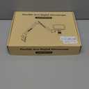 5" LCD Digital Soldering Microscope with Flexible Stand, 1000X Magnification for Electronics Repair & Coins, 1080P PC View, 8 LEDs (Micro SD Card Not Included)