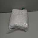 White Backdrop for Photoshoot, 10x10 ft Photo Backdrop Curtain Double-Side for Photography, Polyester Fabric White Background Screen for Photographic Studio Baby Picture Party Prop (Backdrop Only)