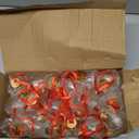 Joiedomi 18 Pcs Mini Christmas Boozeball Ornaments Set, 1.7 oz Clear Plastic Fillable Ball, Ball Ornaments for Christmas Tree Hanging Decorations Indoor, Xmas Party Favors Supplies Presents