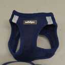 Rabbitgoo Dog Harness Small Sized and Leash Set, Step in Soft Light Puppy Vest, Breathable Mesh Pet Harness, Reflective for Safe Outdoor Walking, Navy Blue XXS (XXS (Chest: 12.4 - 14.2"))