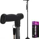 Tall Men's Walking Cane 42.52 in. Extra Long Walking Canes Easy to Travel is Suit for Big People Over 5 Feet 9 Inches (Black)