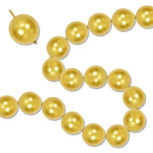 Gold Quick Link Balloons, 60PCS Linking for Balloon Wall Arch Chains, 6inch Linkable for Wedding Birthday Baby Shower Engagement Graduation Party Decorations