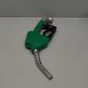 3/4"Inch NPT Auto Shut Off Green Fuel Nozzle Kit with 360 Hose Swivel Fuel Transfer Pump Nozzle Fitting Connecter 13/16"Spout 16 GPM Flow Rate Mess-Free Refueling for Gasoline Diesel Kerosene