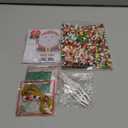 ArtCreativity Christmas Fuse Beads Kit  Fun Christmas Craft for Kids with 3000 Melty Beads, 10 Fuse Bead Patterns, Pegboard, Tweezers, Ironing Paper, Gift Tags & Gold Strings Holiday Set