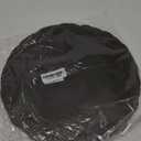 50 Pcs Black Paper Placemats Disposable, 13.5 Inch Disposable Scalloped Placemat for Birthday Wedding Baby Shower Banquet Tea Party