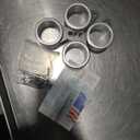 1" Flag Pole Rings Flagpole Inner Diameter, Φ: 1"-Pack of 4, Silver