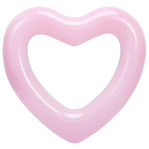 HeySplash Pool Floats, Adult Size Heart Inflatable Pool Floatie for Bachelorette Party, Swim Tube Rings, River Lake Beach Floaty, Wedding Bride Valentine Decor, Fun Toy Raft Lounge, Pink
