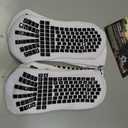 Lux Dual Grip Socks - Soccer Grip Socks for Men and Women. GripArray Performance & Comfort, Size L