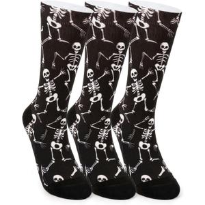 Funny Socks for Women Men,Crazy Novelty Socks Gag Stocking (Black) One Size, C20