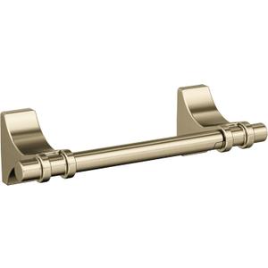 Amerock BH36051BBZ | Golden Champagne Pivoting Double Post Toilet Paper Holder | 8-13/16 in. (224 mm) Toilet Tissue Holder | Davenport | Bath Tissue Holder | Bathroom Hardware | Bath Accessories