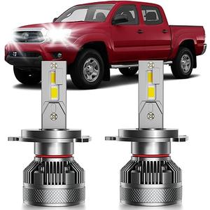 Fits for Toyota Tacoma 1997-2015 Hi/Lo Dual Beam Lights, 2pcs Super Bright 6000K White Hi/Lo Dual Beam Lights Blubs Package