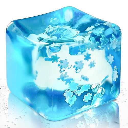 rytopt Stress Balls for Adults, Stress Cube Fidget Toys, Sensory Toys, Enhanced Grip Strength Squeeze Toys, Valentines, Easter, Party Favors, Square Shape Stress Cube Stress Relief Toys for Adult