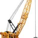 Diecast Crane Truck Toy for Boys Ages 3-12 – Metal Construction Toy Truck with Manual Lifting Arm – Heavy Duty Toy Crane Vehicles for Kids, Christmas & Birthday Gift for Toddlers and Children